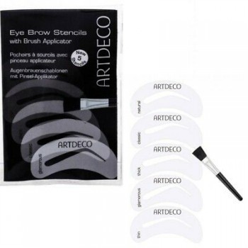 Eyebrow Stencils With Brush Applicator